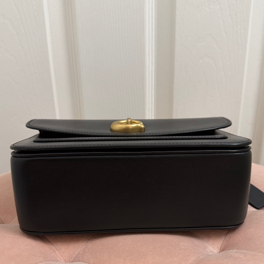 Coach Madison Refined Calf Leather Convertible Chain Strap Bag - Picture 14 of 15